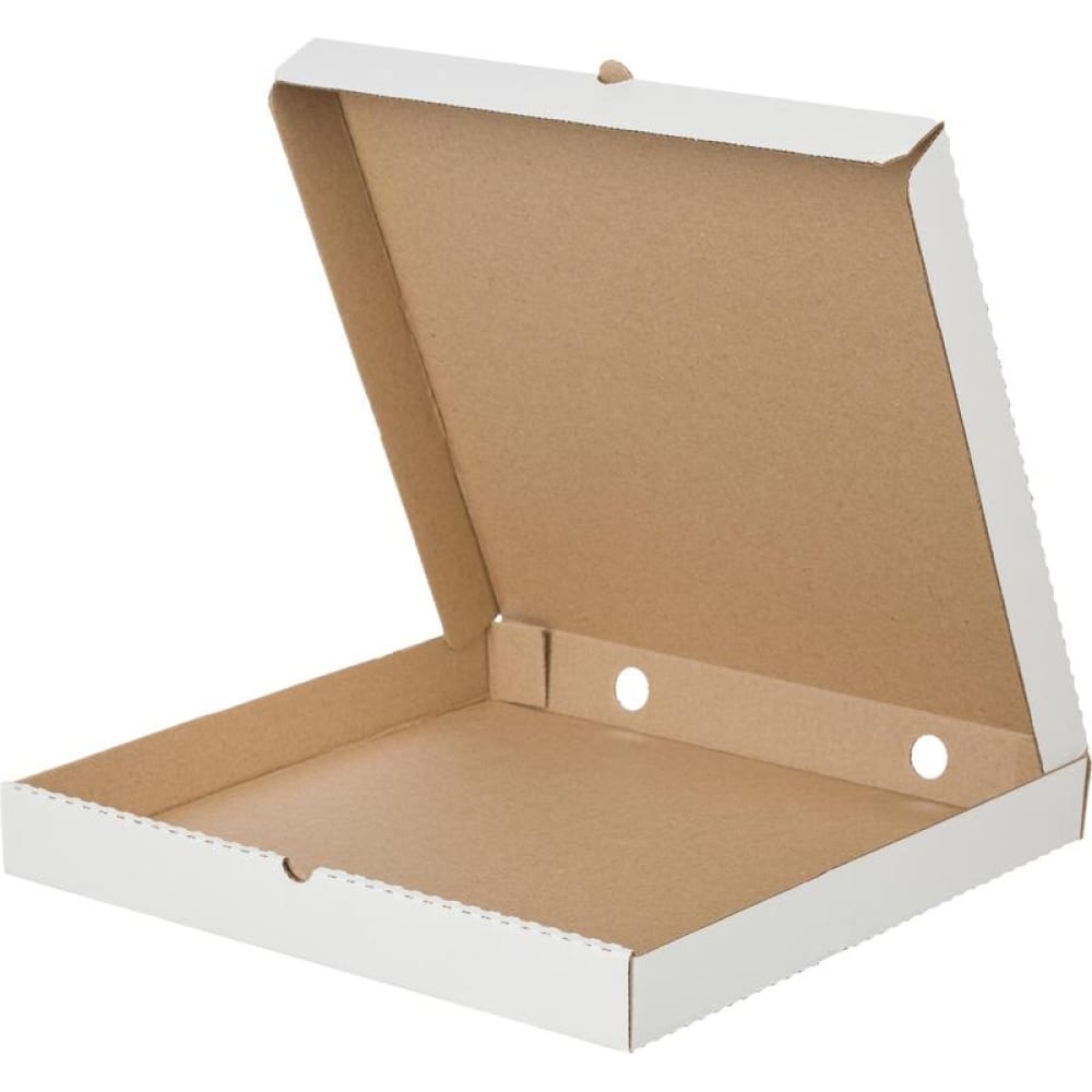 Картонный короб для пиццы ООО Комус, цвет белый