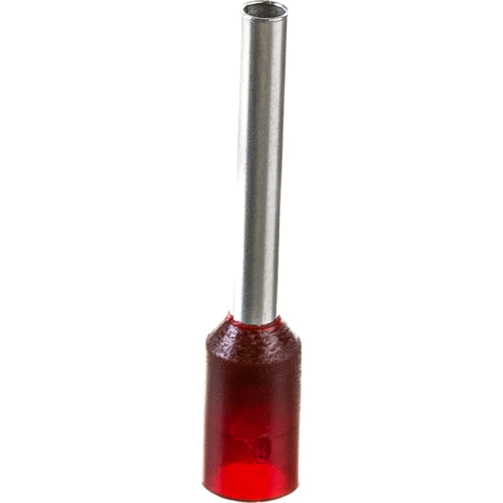 Изолированный наконечник-гильза IEK наконечник гильза duwi ншви 2 16 14 мм красный 25 шт