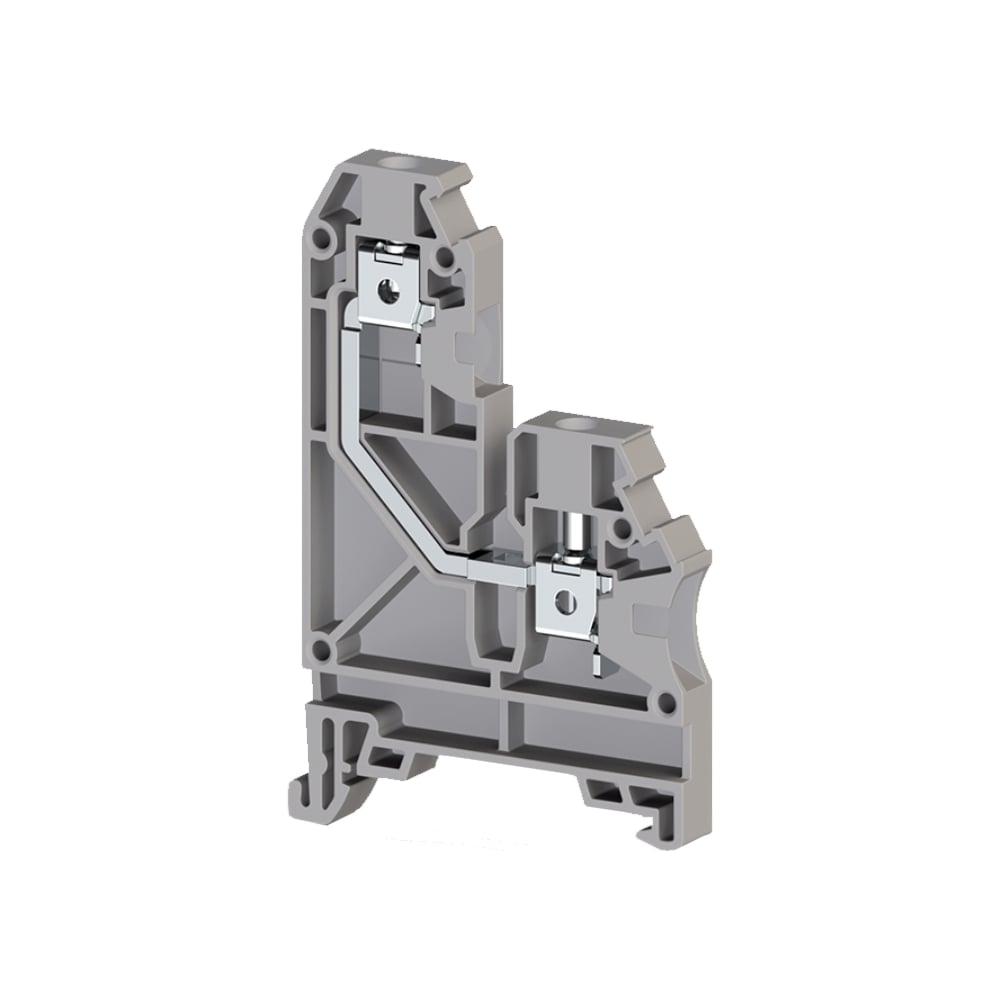 Изображение товара Клеммник на DIN-рейку AVK 4GD 4мм.кв. 100 шт. серый