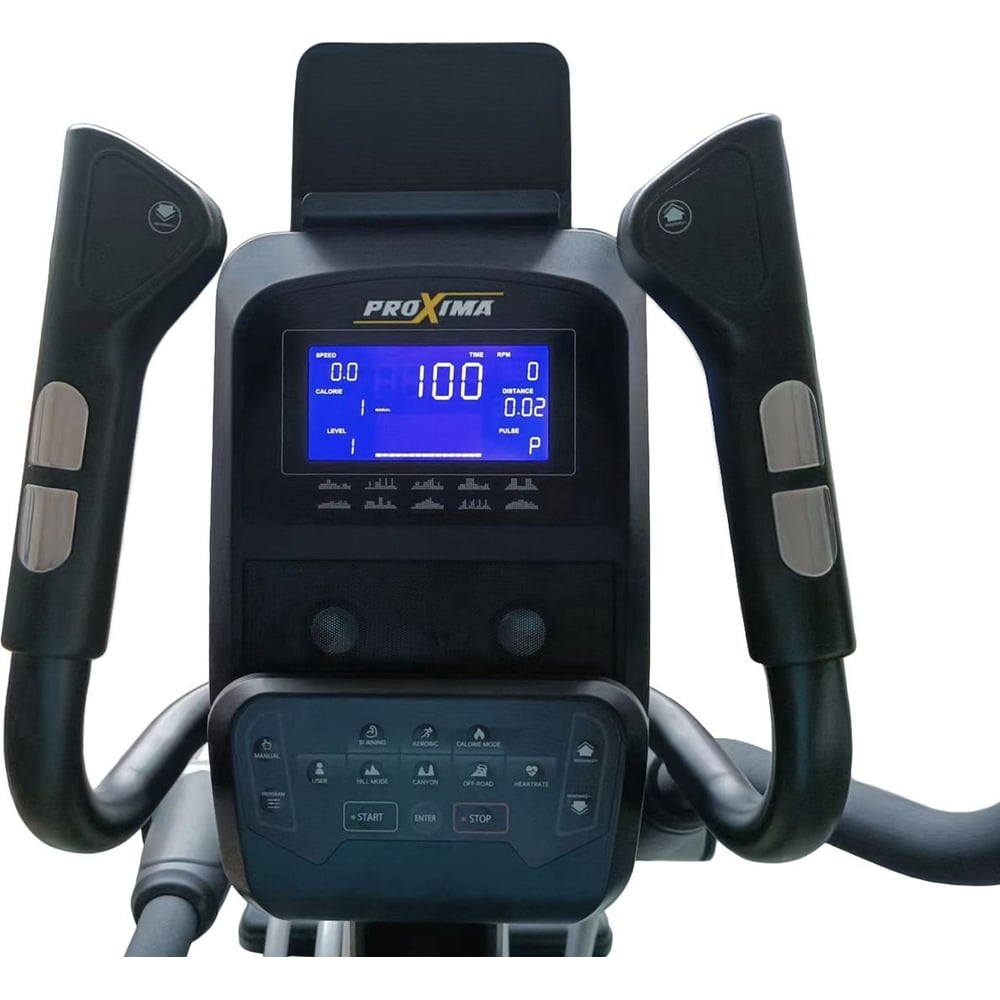 Изображение товара Эллиптический тренажер Proxima Elios auto PREL-519 с LCD дисплеем и 12 программ