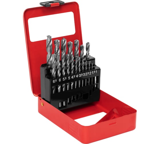 Изображение товара Набор сверл по металлу HSS (1-10 мм; 19 шт.) MATRIX 72388