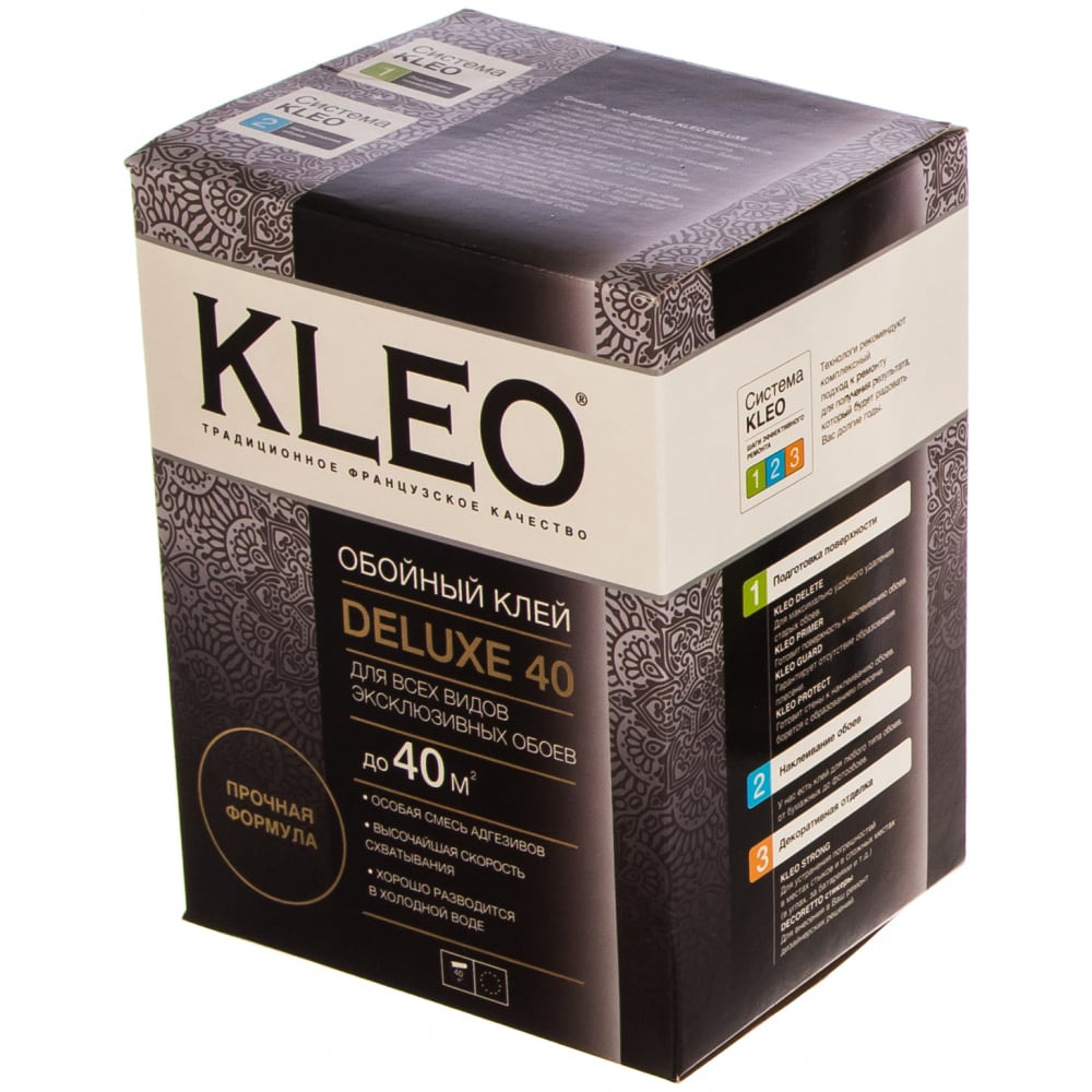 Клей для эксклюзивных обоев KLEO клей индикатор для всех видов обоев quality 200 г 6 7 рулонов 6392