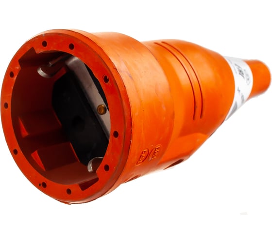 Изображение товара Кабельная розетка ABL резиновая с мультизаземлением, IP44 16A 2P+E 250V, оранжевый 1479070