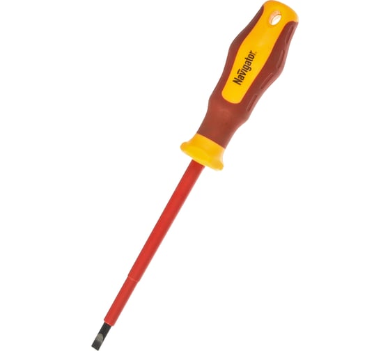 Изображение товара Шлицевая отвертка NAVIGATOR 71 950 NSD-1E-SL5.5х125 1000В 71950