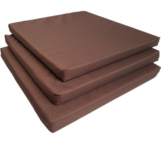 Изображение товара Комплект подушек для 3-х местного дивана WORKY цвет коричневый ARD257982