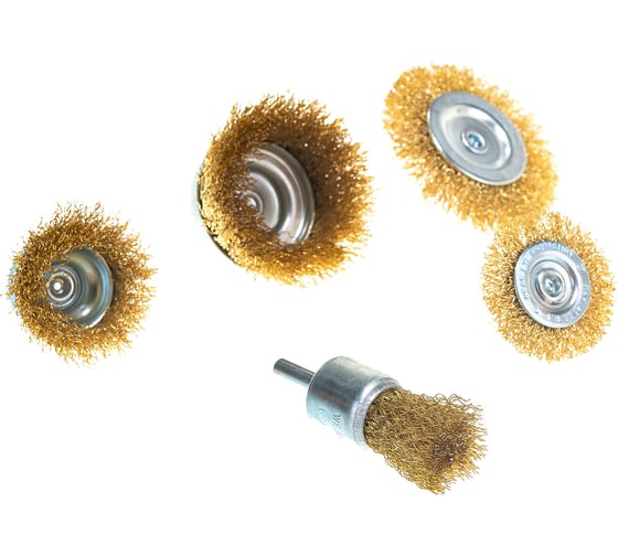 Изображение товара Набор щеток для дрели 5 шт. MATRIX 74492