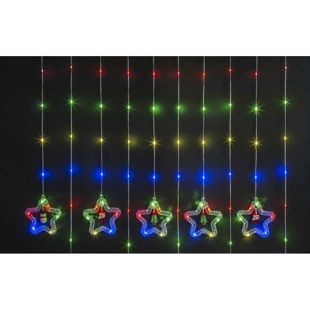 Изображение товара Гирлянда Navigator 95 014 NGF-D035-03 бахрома звезды RGBY 3х0.6 м