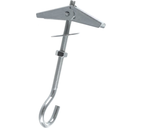 Изображение товара Складной пружинный дюбель с крючком Метизный двор М5 4607173902412