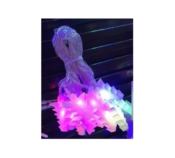 Изображение товара Гирлянда ТМ BIKSON 40 ламп, Кристаллы LED, разноцвет, мигают, 6м артWWH0426104 8\1640