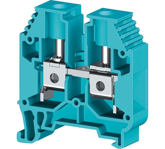 Изображение товара Клеммник на DIN-рейку Klemsan 16мм.кв., синий; AVK16 50 шт. 0.0.0.3.304161