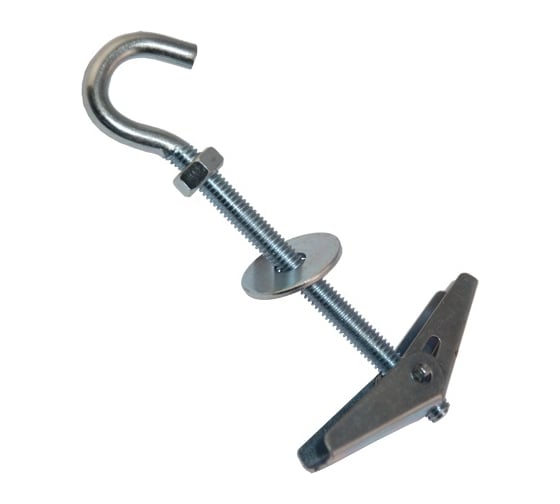 Изображение товара Складной пружинный дюбель с крючком Метизный двор М6 4607173902429