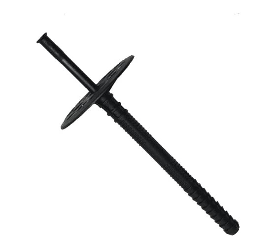 Изображение товара Дюбель для теплоизоляции с пластиковым гвоздем Метизный двор 10x90, 100 шт. 4607159068712