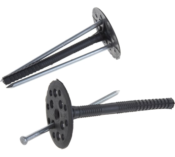 Изображение товара Дюбель для теплоизоляции с металлическим гвоздем Метизный двор 10х120, 100 шт. 4607159068804