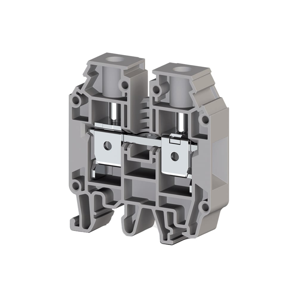 Изображение товара Клеммник на DIN-рейку Klemsan AVK16 RD/NM, серый, 50 шт.