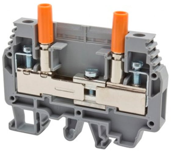 Изображение товара Измерительный клеммник без тест разъемов Klemsan 6мм.кв., серый; WGO3 50 шт. 0.0.0.3.375690