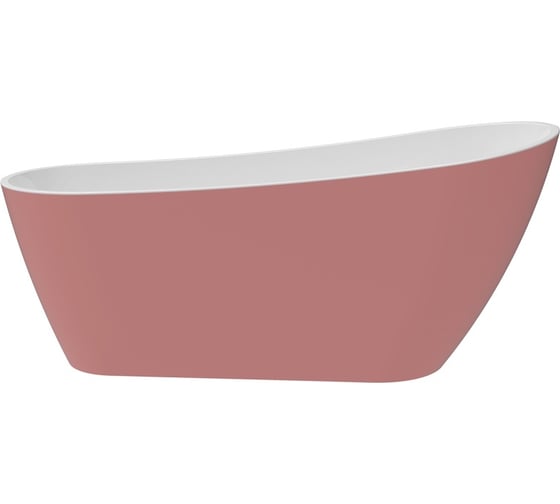 Изображение товара Отдельно стоящая акриловая ванна Teymi Solli 170x74x75, розовая матовая T130108 ЦБ-00268821