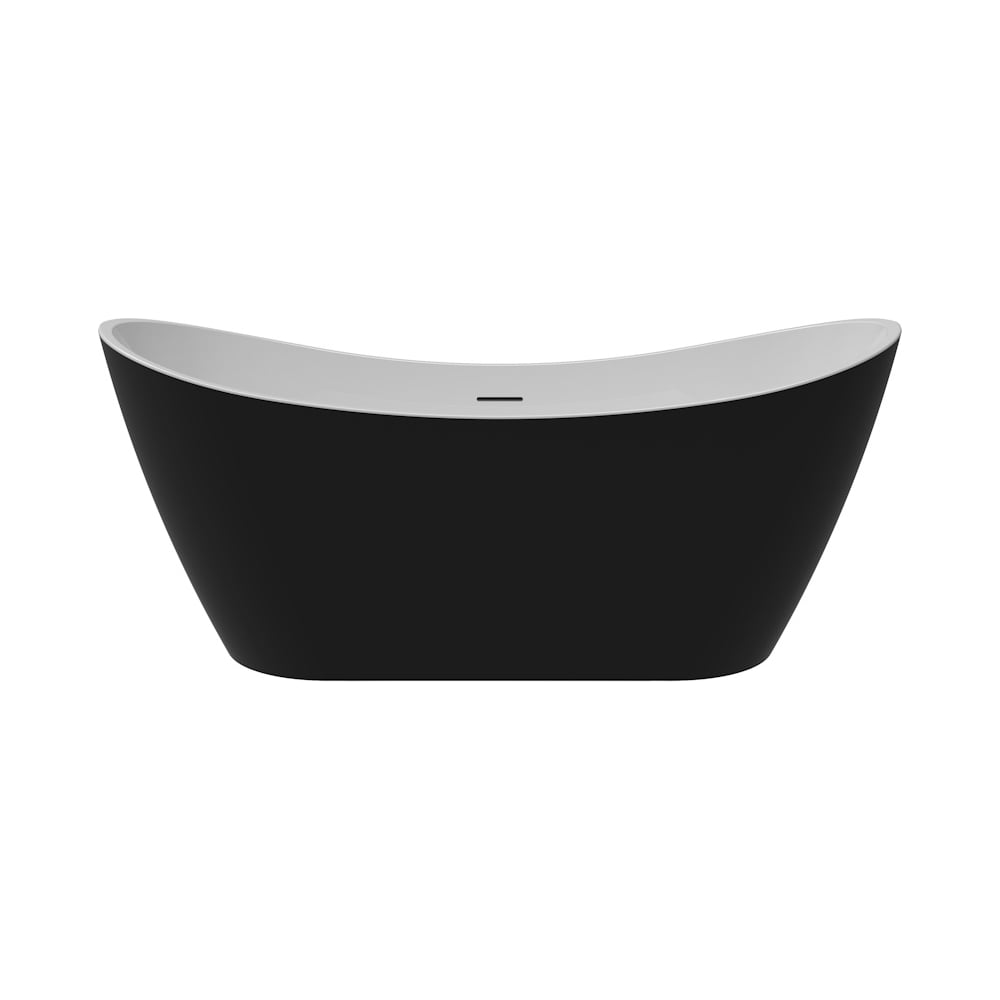 Изображение товара Отдельно стоящая акриловая ванна Teymi Ellie 170x80x73, чёрная матовая T130118 ЦБ-00268806