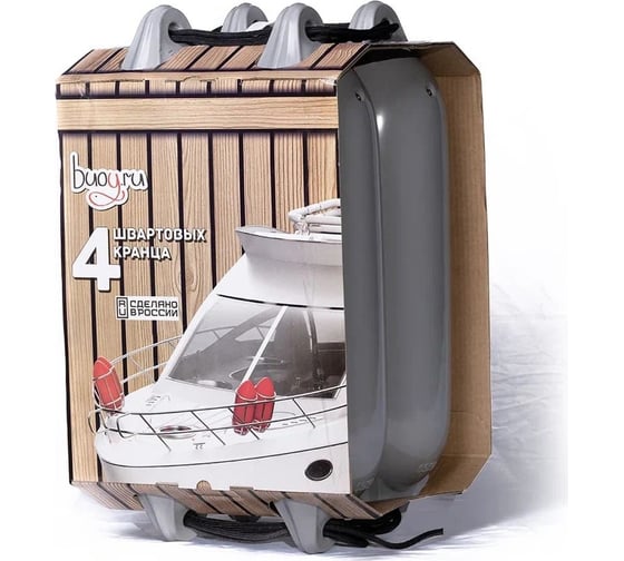 Изображение товара Кранец POLIMER GROUP 15*60 темно-синий, 4 шт MF156014P