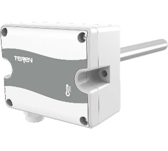 Изображение товара Датчик температуры для монтажа в воздуховоде 0-10В постоянного тока -40-60C длина зонда 75 мм Teren TTE2130