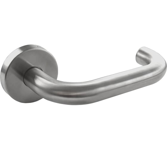Изображение товара Дверная ручка Marlok h-0203-inox нержавеющая сталь 002868