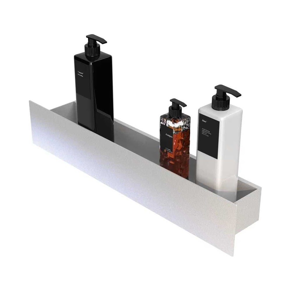 Изображение товара Полка Граф Держалкин Skyline mono 50x9.2x9 белая