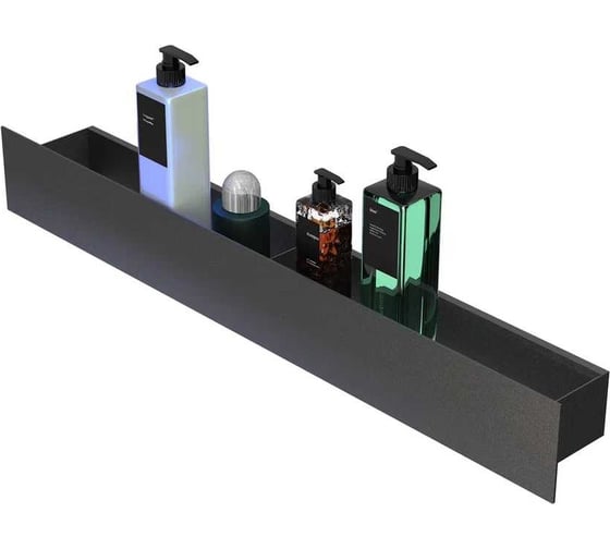 Изображение товара Полка Граф Держалкин Skyline mono 70x9.2x9, черная Fl-sky-m70-ч