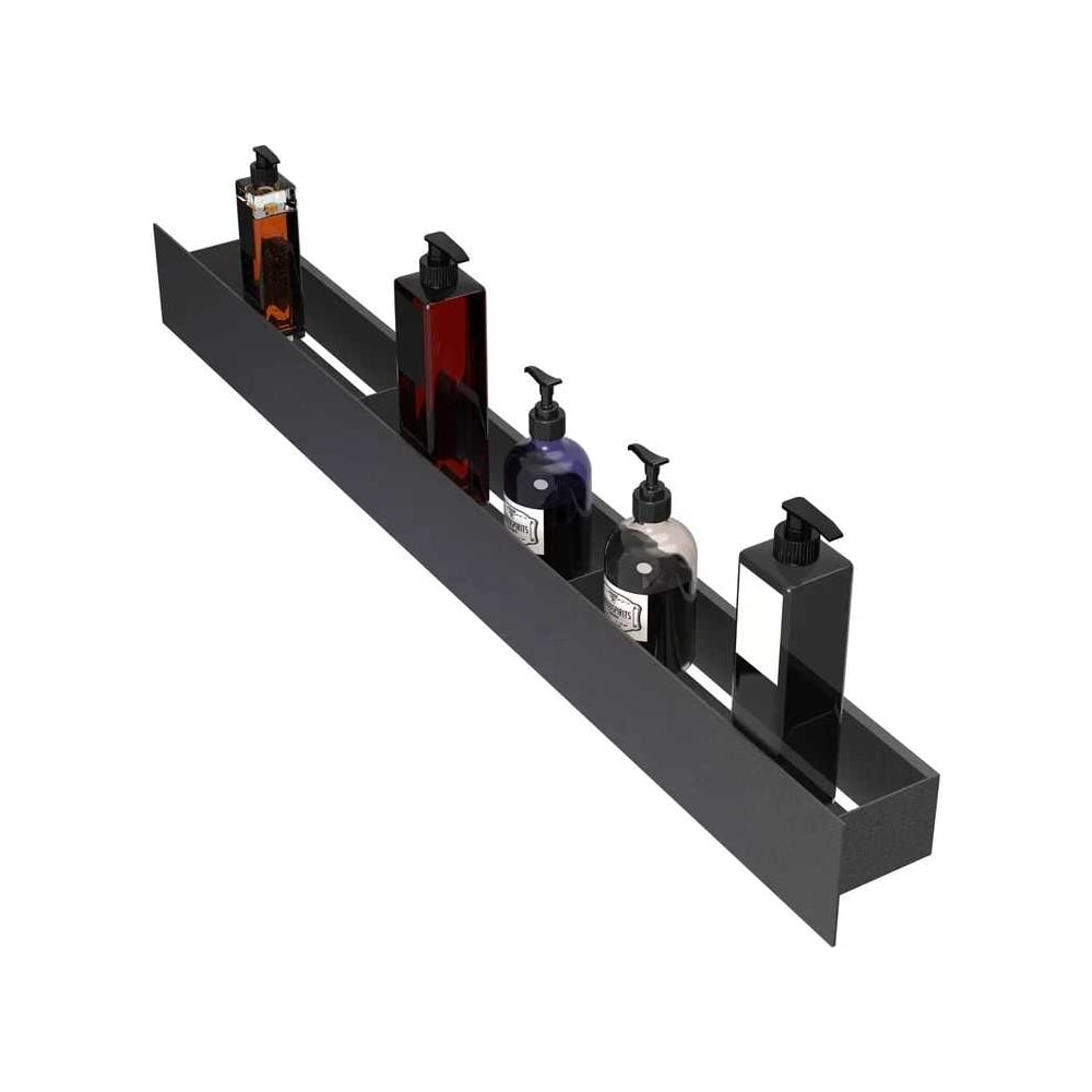 Изображение товара Полка Граф Держалкин Skyline mono 90x9.2x9, черная Fl-sky-m90-ч