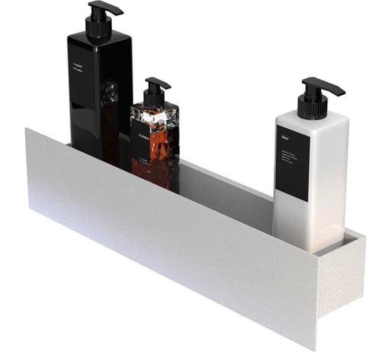 Изображение товара Полка Граф Держалкин Skyline mono 40x9.2x9, белая Fl-sky-m40-б