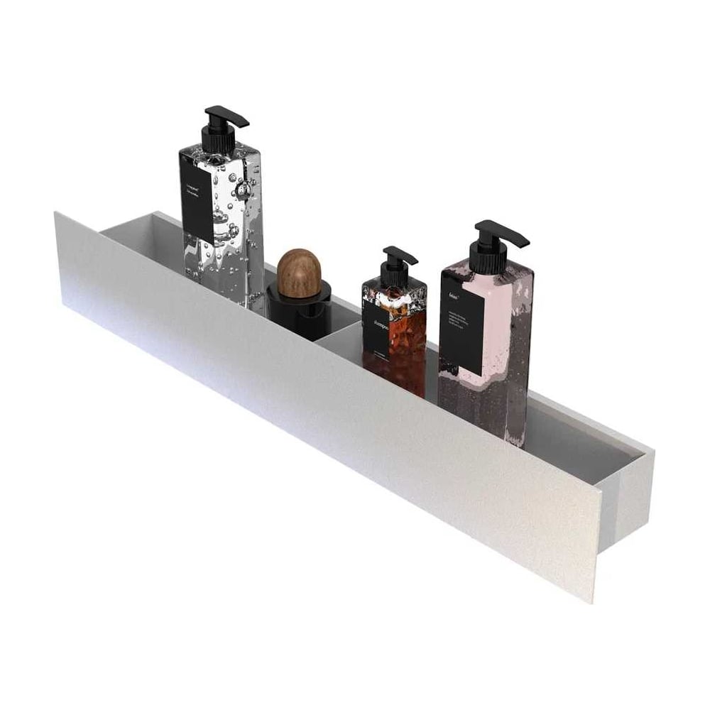 Изображение товара Полка Граф Держалкин Skyline mono 60x9.2x9 белая