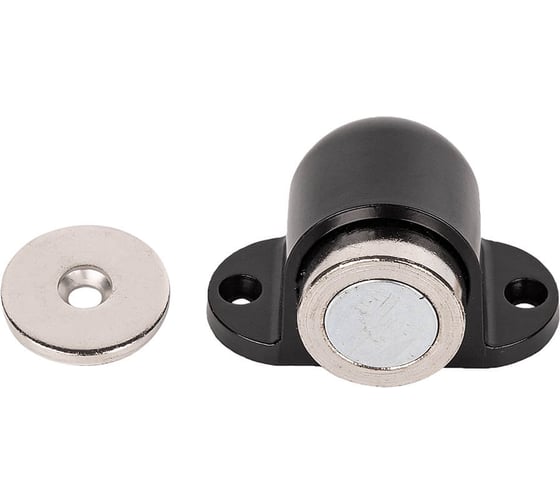 Изображение товара Ограничитель Marlok 08.11.09 напольный, магнит, bl (черный), h=24 035838