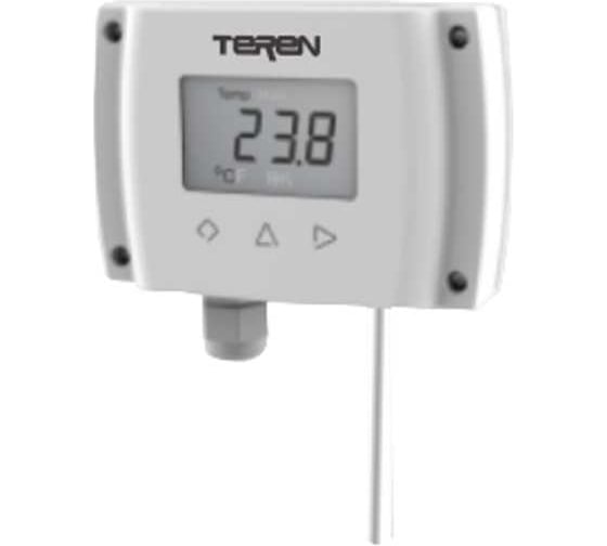 Изображение товара Цифровой датчик температуры наружного воздуха 4-20мА и 0-10В постоянного тока, RS485/Modbus RTU -40-60C жк-дисплей и клавиши Teren TTD3NB302