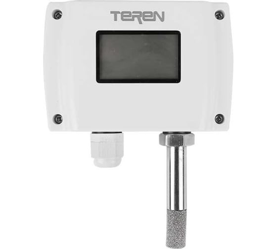 Изображение товара Накладной датчик температуры и влажности RS485/Modbus RH/temp. output 0-100C LCD дисплей Teren H3N288001