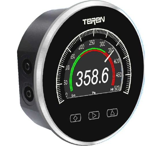 Изображение товара Интеллектуальный датчик перепада давления 0-1000Pa, выход RS485/Modbus корпус из абс-пластика Teren SDP05080