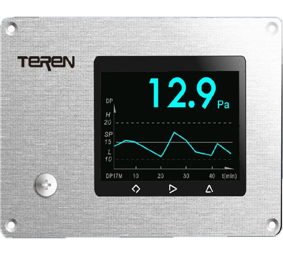 Изображение товара Индикатор перепада давления для скрытого монтажа uint/датчик 0-1000Pa с пробоотборным винтом Teren DP17M511
