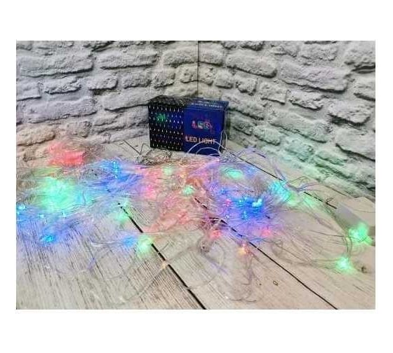 Изображение товара Гирлянда сетка ТМ BIKSON 120 ламп, LED, разноцвет, мигает, 1.5х1.5м артO0415-8 8\2088