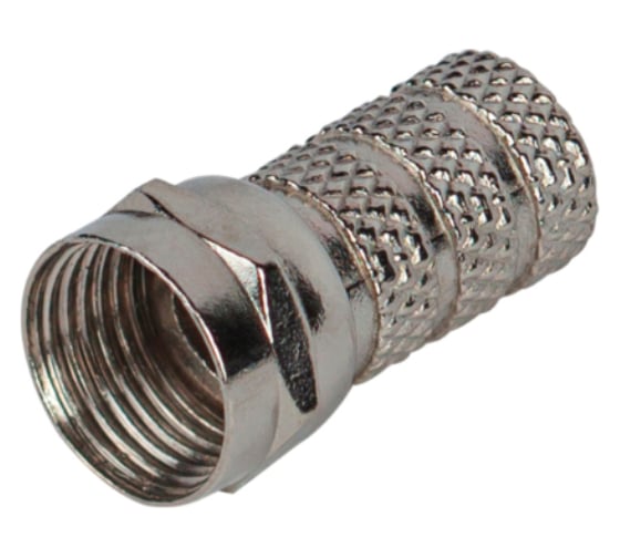 Изображение товара Удлиненный разъем штекер f rg-6 Ripo (ab) (резьбовой, в упк. 5шт) 005-300031/5