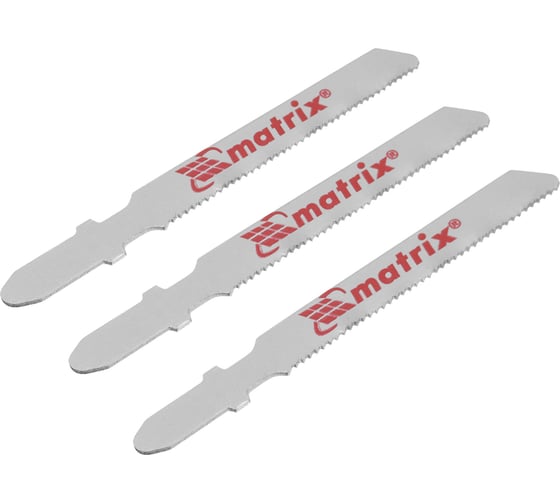 Изображение товара Полотна для электролобзика по дереву (50 мм; 1.2 мм; 3 шт.) MATRIX 78140