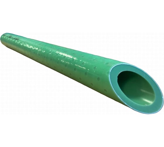 Изображение товара Труба Banninger PP-R полипропиленовая армированная алюминием зеленая 2 м PN20 - 16x2,7 мм 51S2054012