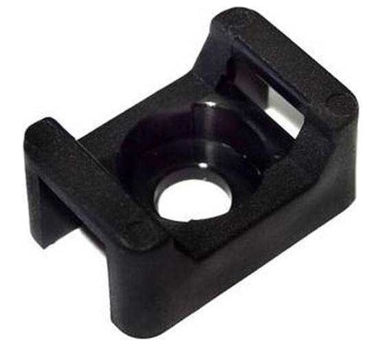 Изображение товара Основание для стяжек Klemsan ширина до 9 мм, под винт, черный VK2, 100 шт 0.0.0.5.42120SE