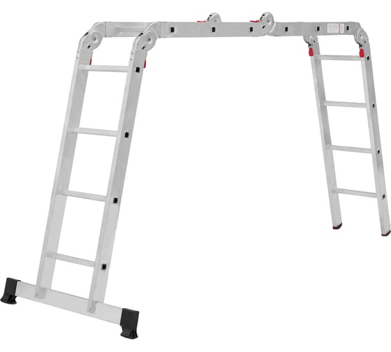 Изображение товара Лестница-трансформер Новая Высота алюминиевая с одной траверсой 1329234