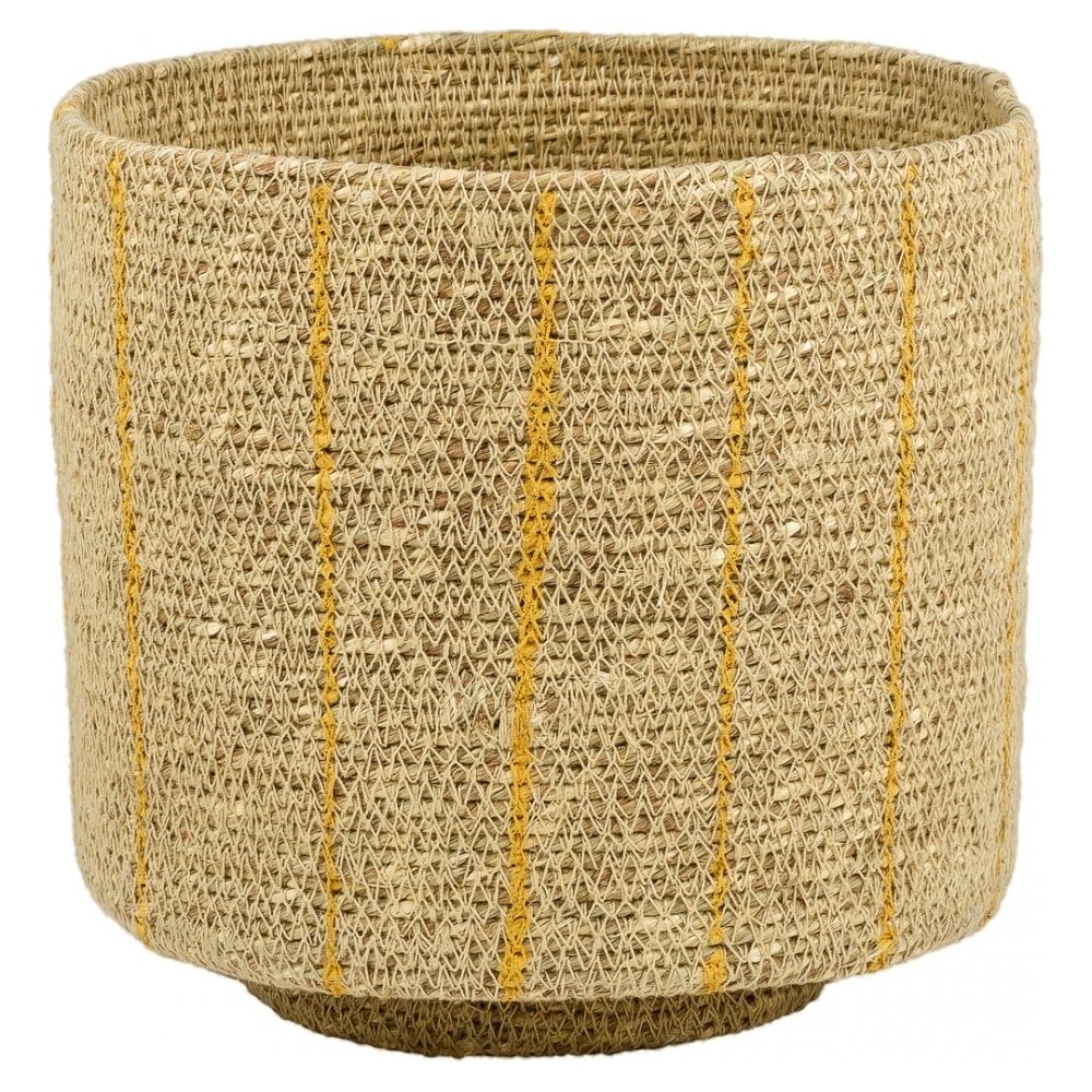Изображение товара Плетеное кашпо Covali джут SB-4289 для интерьера и улицы, натуральный материал