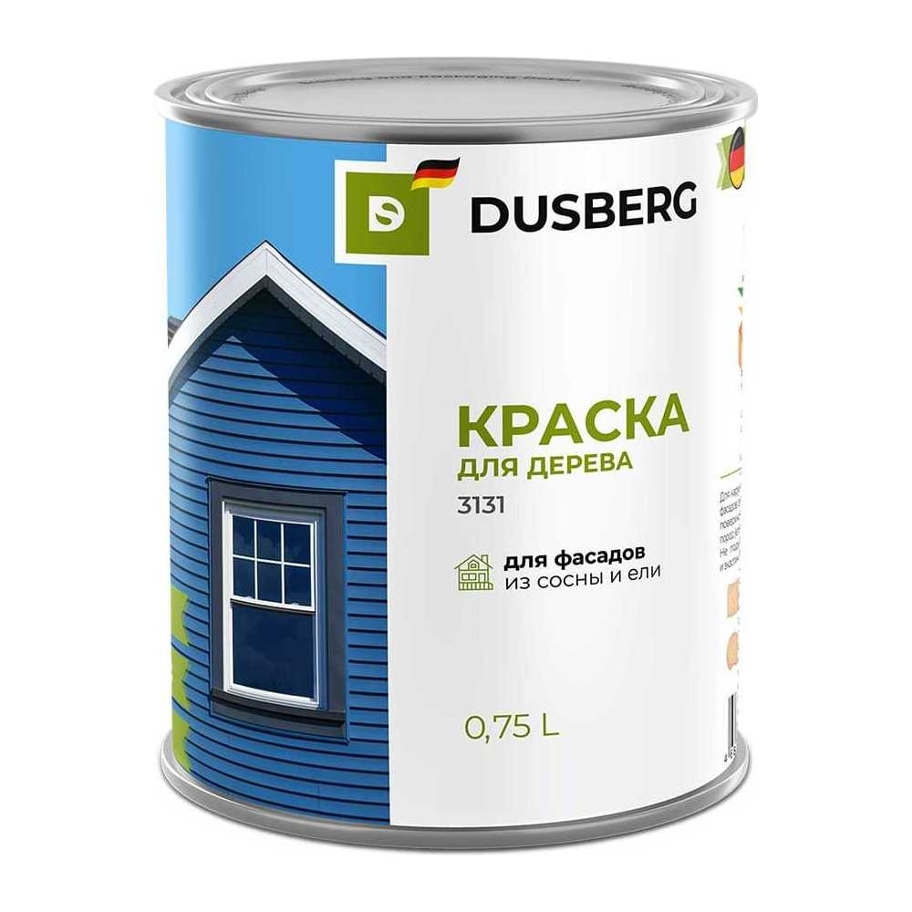 Изображение товара Краска для деревянных фасадов и заборов Dusberg 3131 0.75 л зеленый серый масляная влагостойкая