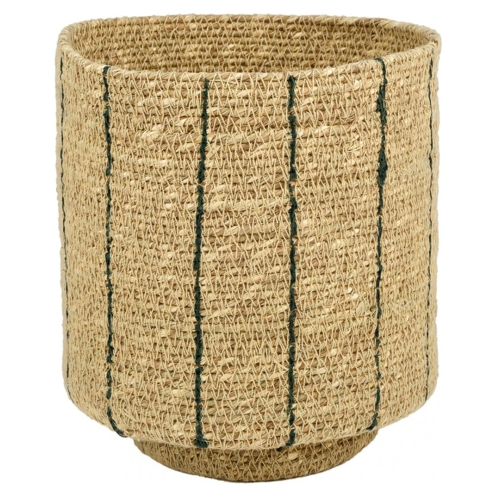 Изображение товара Плетеное кашпо Covali джут SB-4290, круглое, для растений, экологичный дизайн