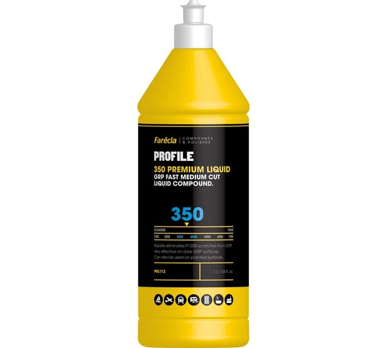 Изображение товара Полировальная эмульсия Profile 350 Premium Liquid Compound 1 л Farecla PRL112