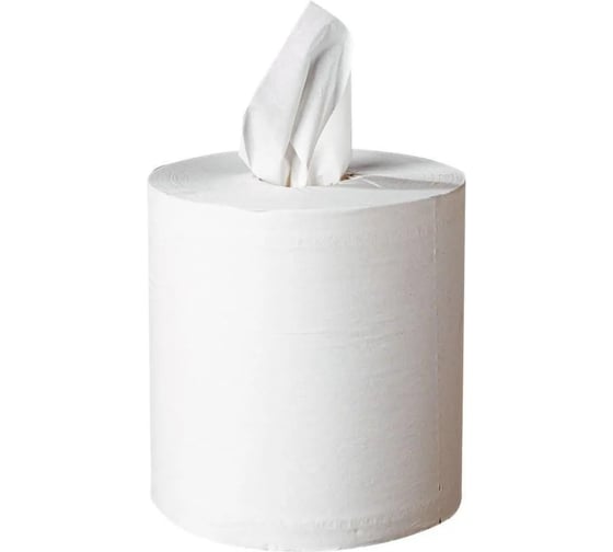 Изображение товара Рулонные полотенца ACG "Эконом" 1 слой, 300 м, серая макулатура, с центральной вытяжкой, без втулки, 6 рулонов 1012513