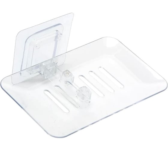 Изображение товара Самоклеющаяся мыльница EUROHOUSE 13,5x8,5см, пластик. 15763