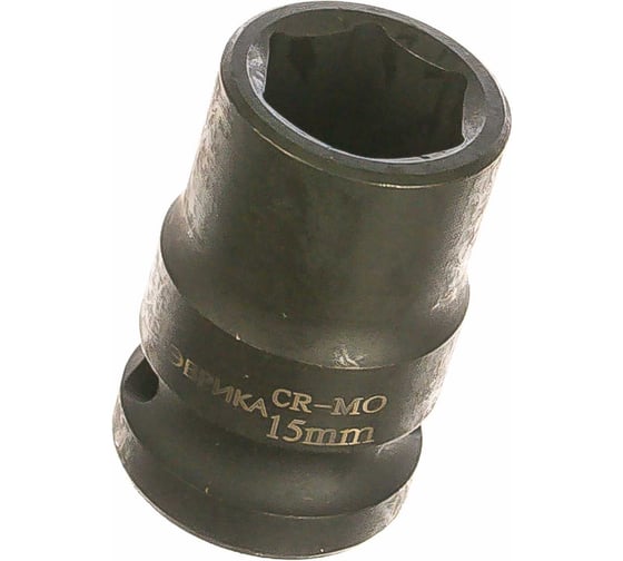 Изображение товара Головка торцевая Эврика 15мм 1/2 6-гранная ударная L=40мм ER-95708 940350