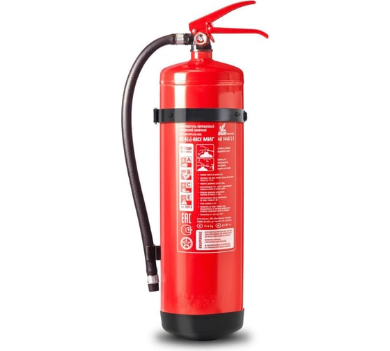 Изображение товара Огнетушитель МИГ ОП- 6/з АВСЕ (4А 144В,С,Е) в сборе с КТМ-6 111-162