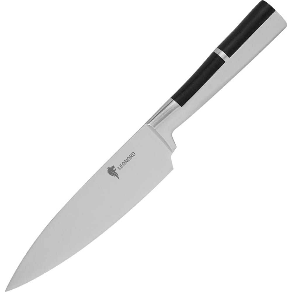 Поварской цельнометаллический нож Leonord разделочный цельнометаллический нож leonord