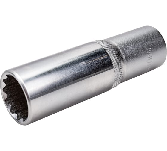 Изображение товара Головка торцевая Эврика 17мм 1/2 12-гранная глубокая L=80мм ER-91510-12 990367